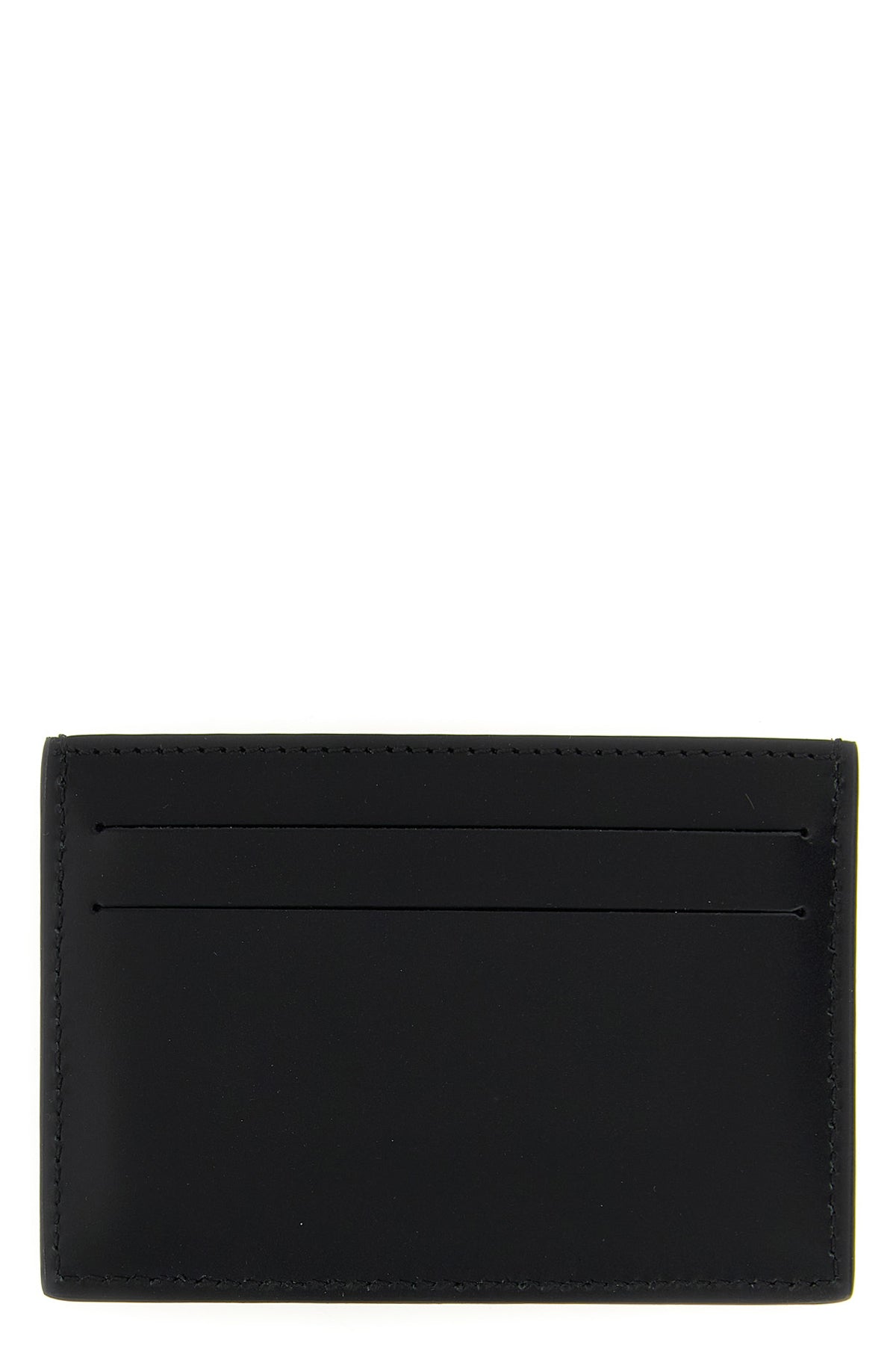 slim squared ff leather card holder