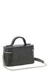 vanity falabella crossbody bag in eco micely ostrich alter mat fabric