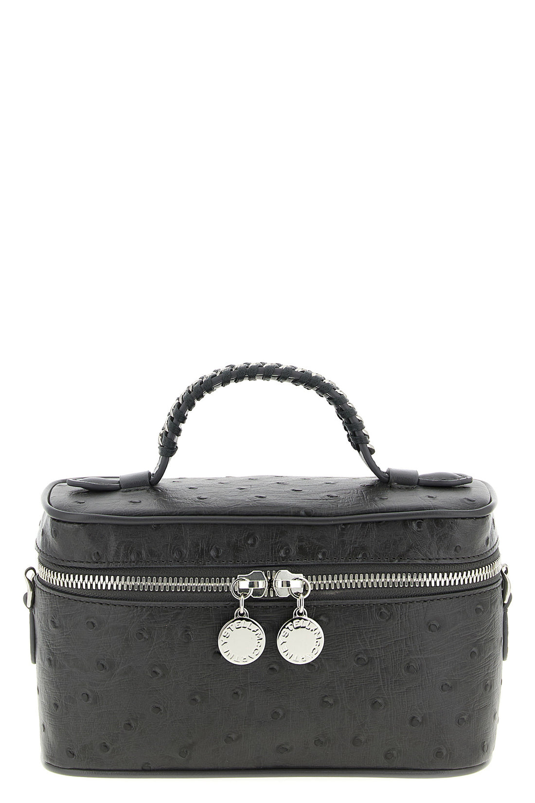 STELLA MCCARTNEY OS vanity falabella crossbody bag in eco micely ostrich alter mat fabric