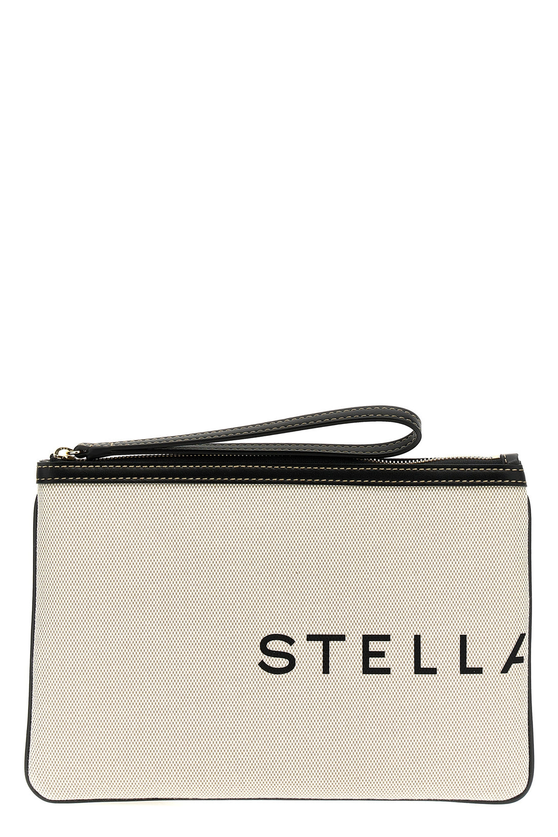 STELLA MCCARTNEY OS smc canvas clutch bag