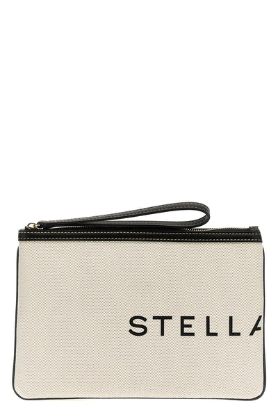 smc canvas clutch bag