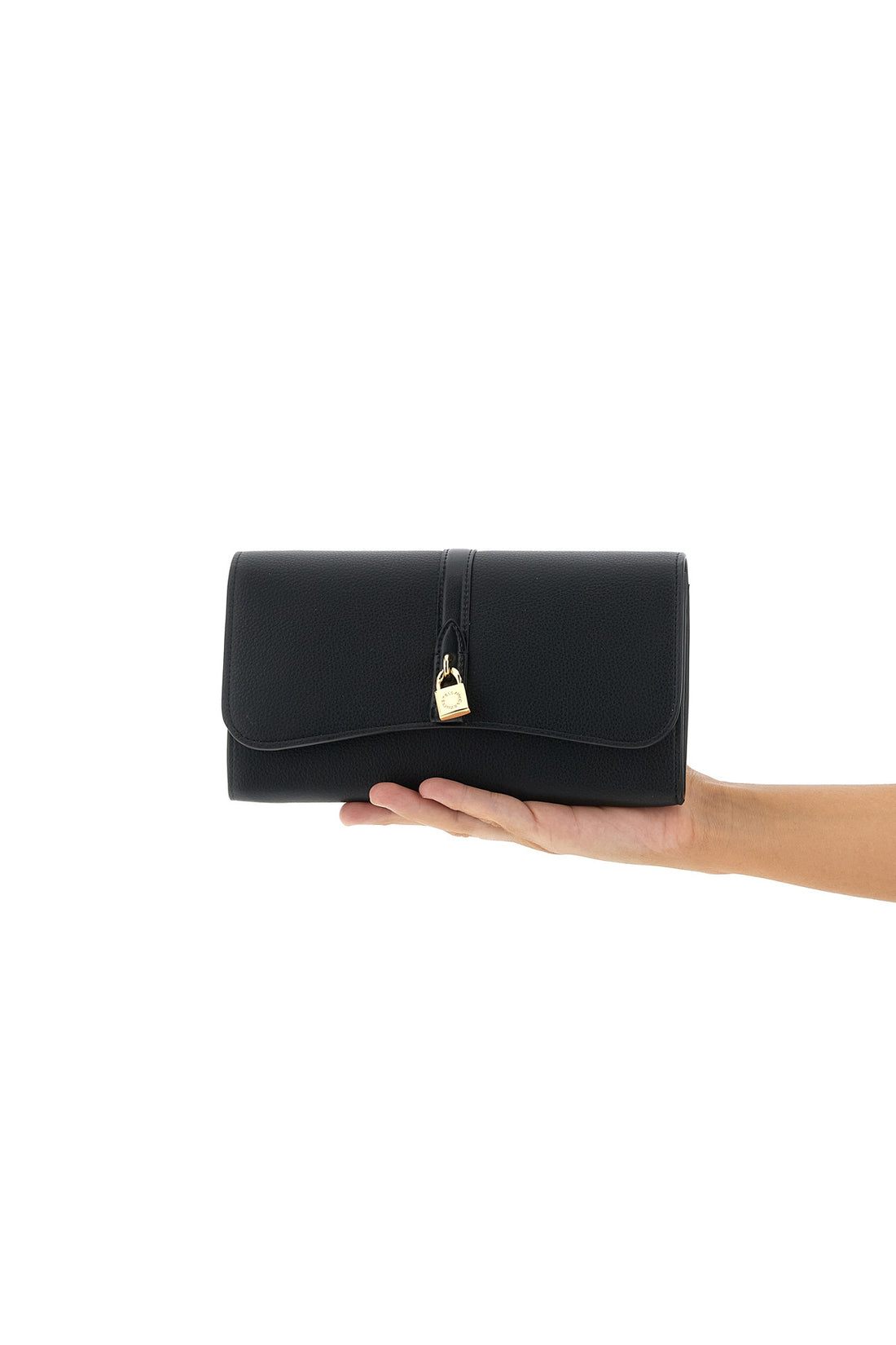 STELLA MCCARTNEY OS ryder wallet on chain in grainy eco alter mat
