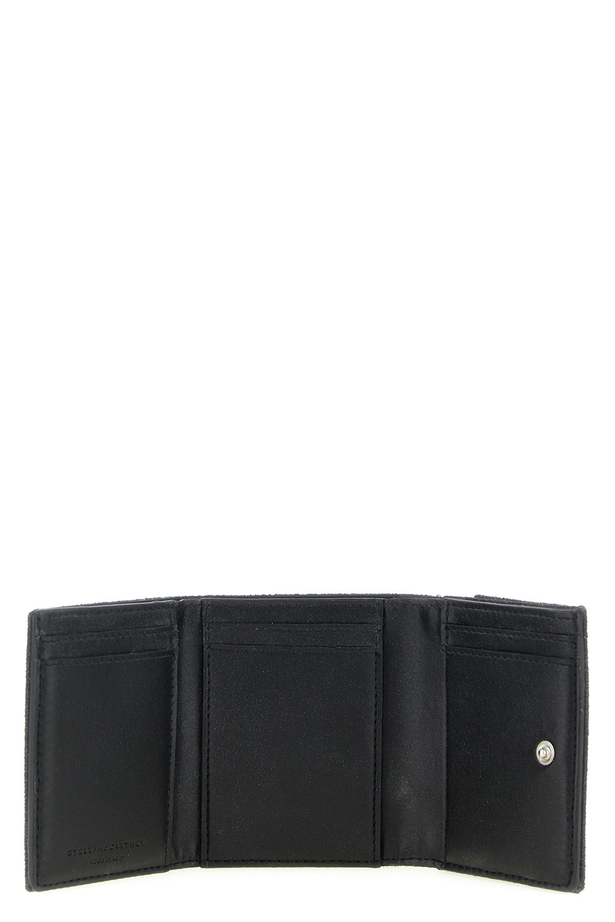 falabella wallet in matt shaggy deer