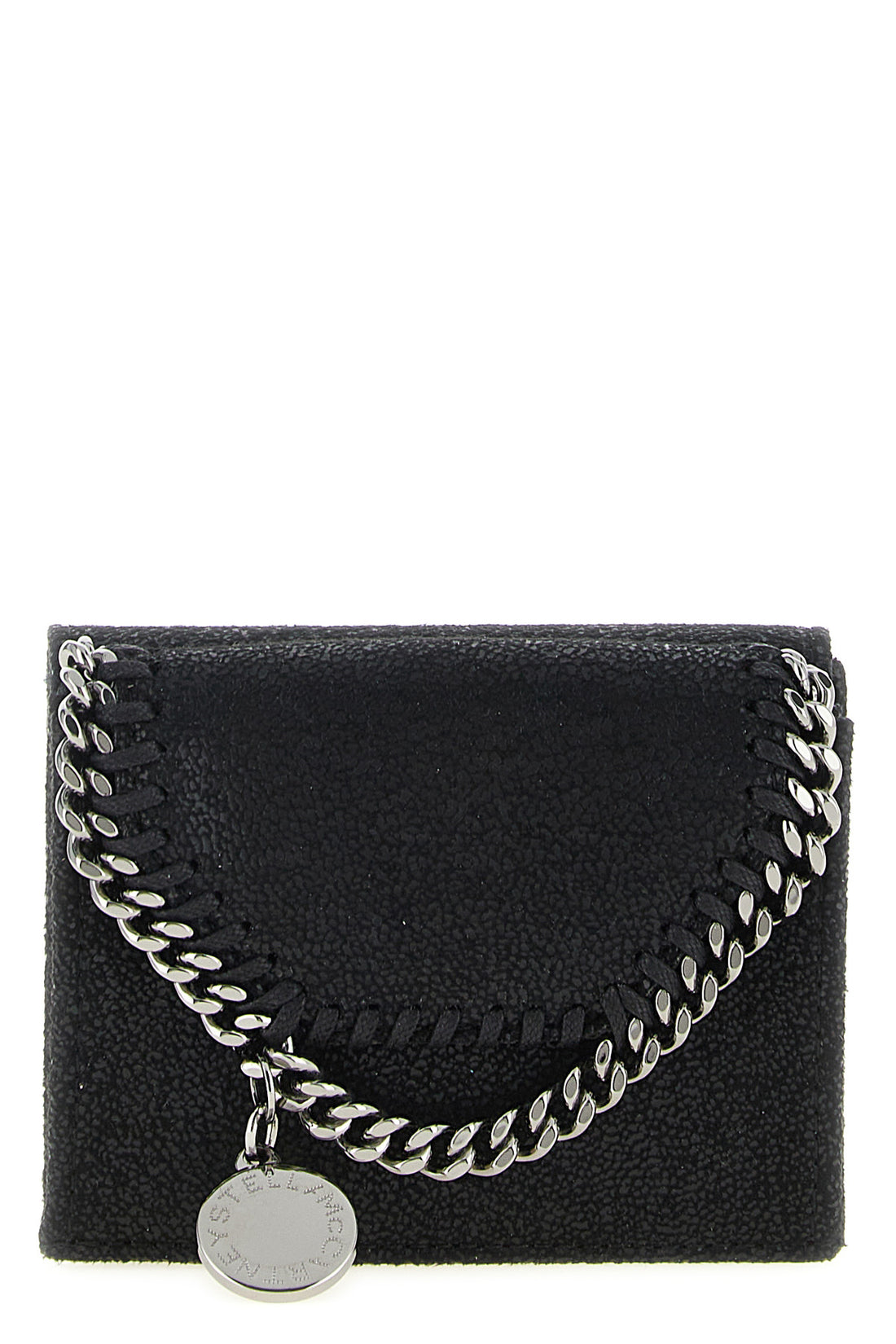 STELLA MCCARTNEY OS falabella wallet in matt shaggy deer