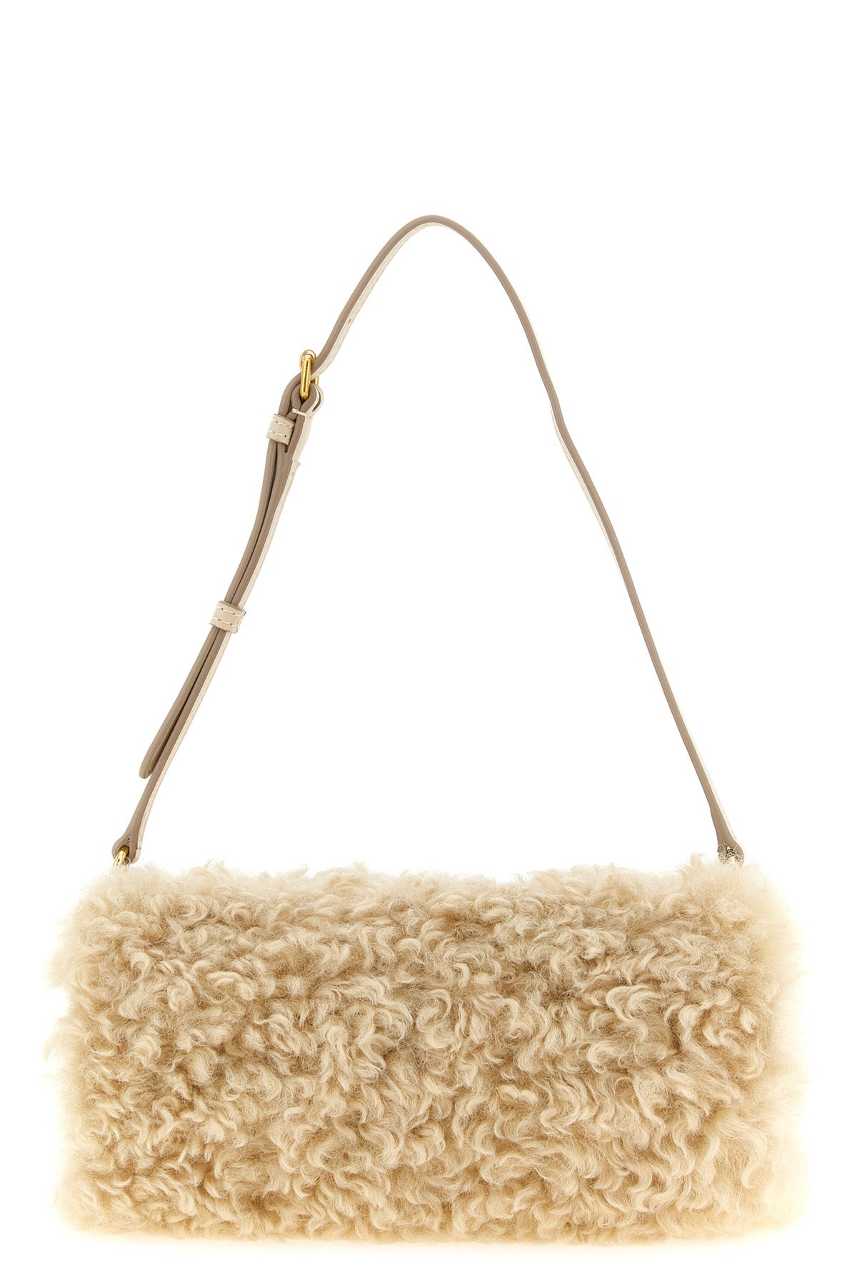 the stella mccartney clutch redefines everyday volumes through a structured cyli