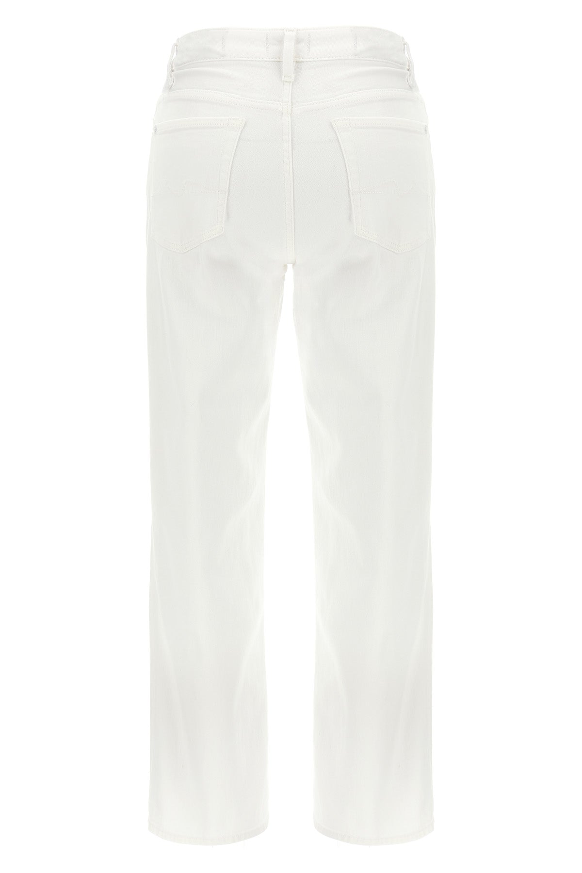 luxe vintage five-pocket stretch cotton denim jeans calie