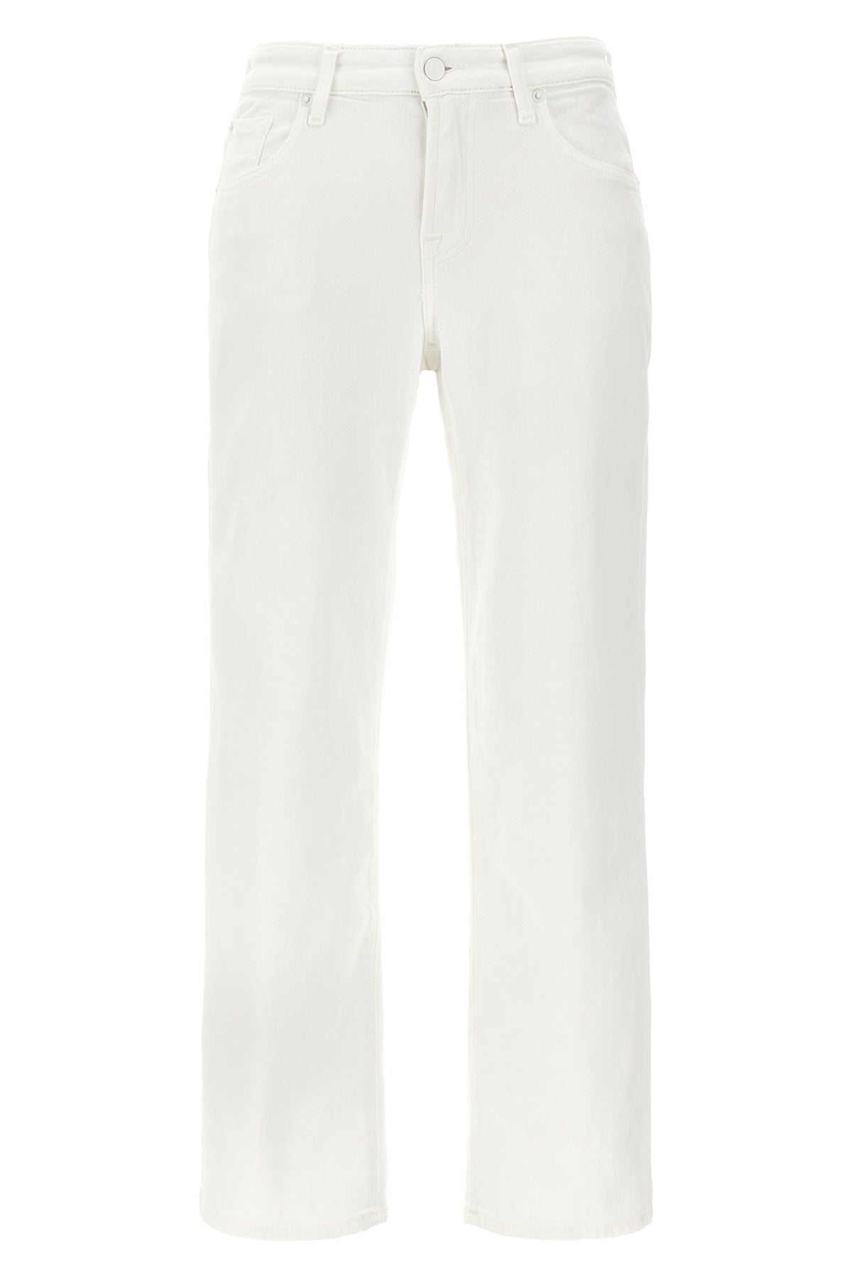 luxe vintage five-pocket stretch cotton denim jeans calie