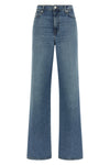 modern dojo jeans in slightly stretch cotton cotton denim