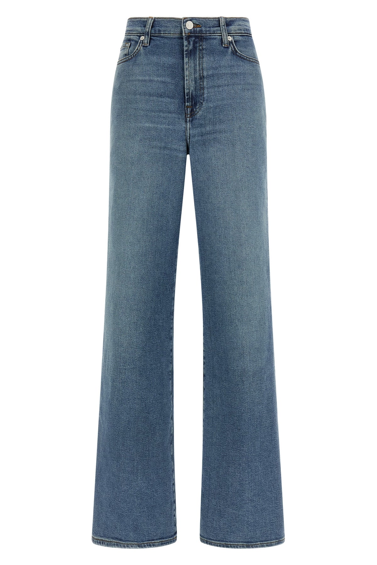 modern dojo jeans in slightly stretch cotton cotton denim