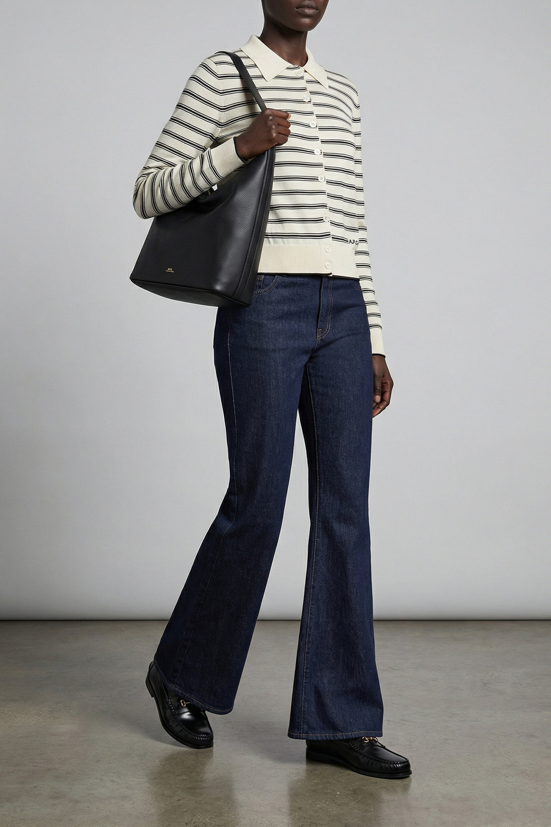 7 FOR ALL MANKIND 25 retro flare stretch cotton denim jeans