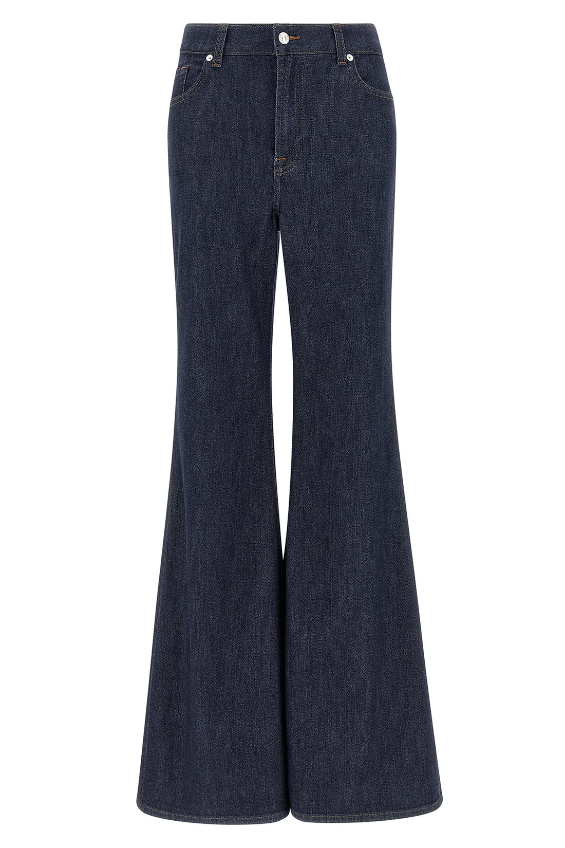 7 FOR ALL MANKIND 25 retro flare stretch cotton denim jeans