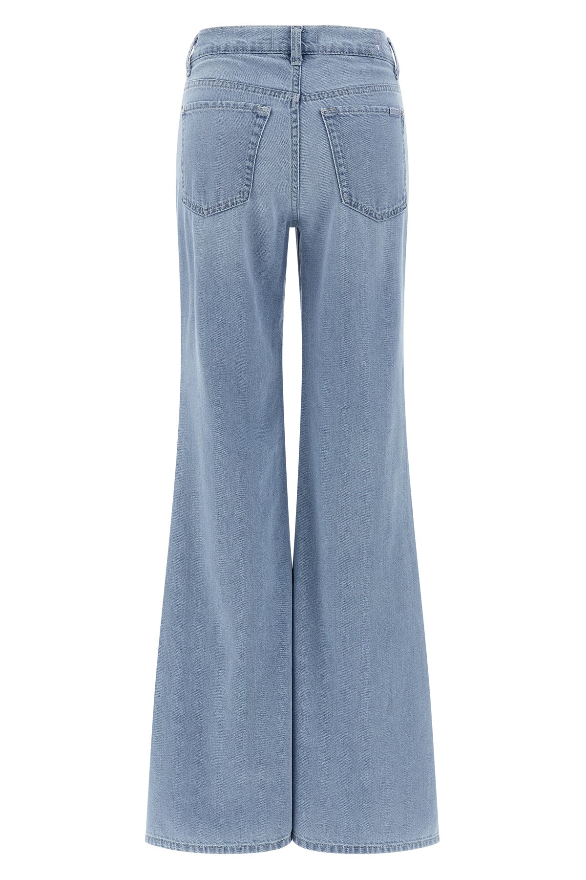 retro flare hana stretch cotton denim jeans