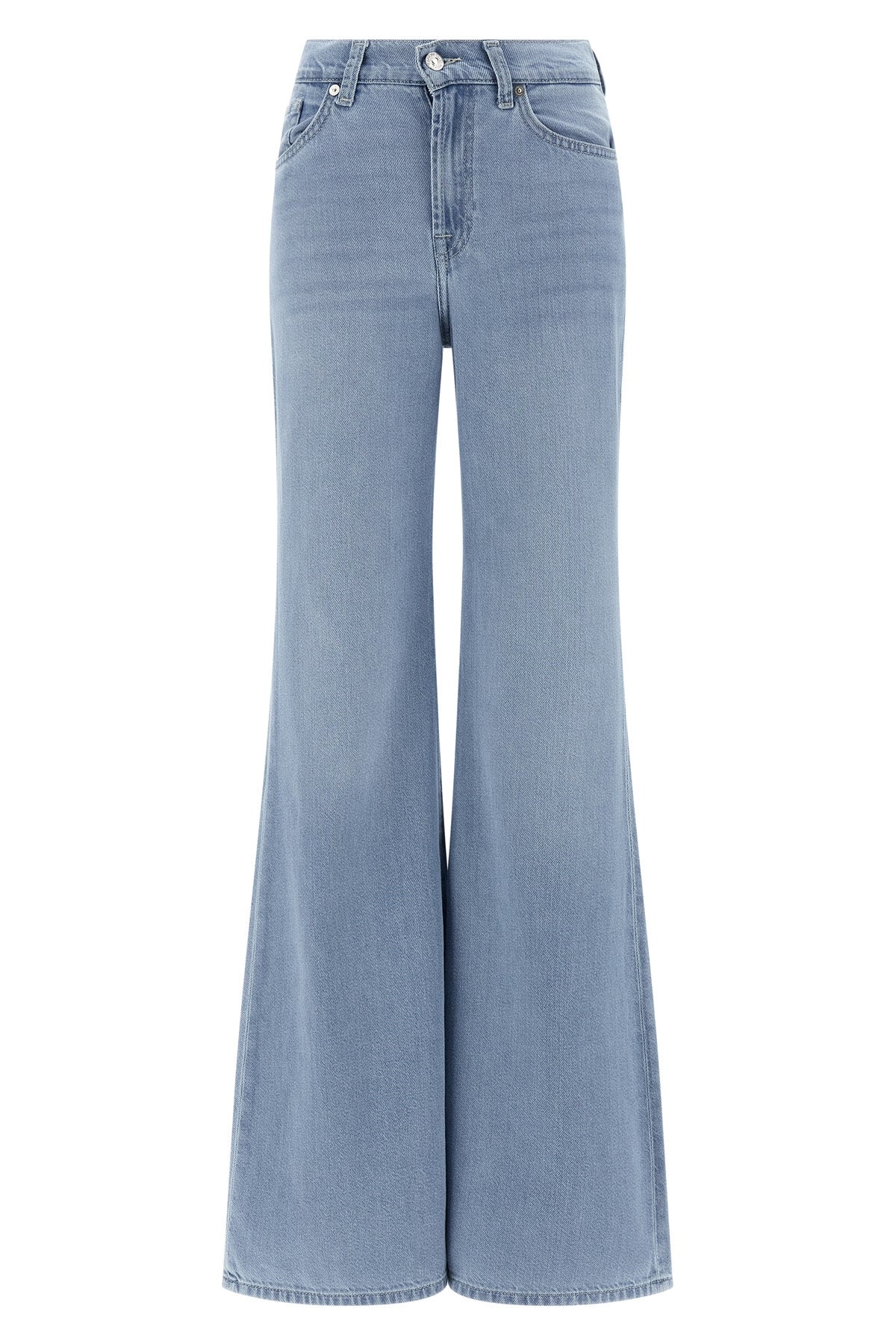 retro flare hana stretch cotton denim jeans