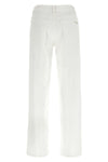 stovepipe denim jeans in garment-dyed stretch cotton