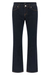 the 7 for all mankind low cigarette jeans feature a timeless silhouette made of