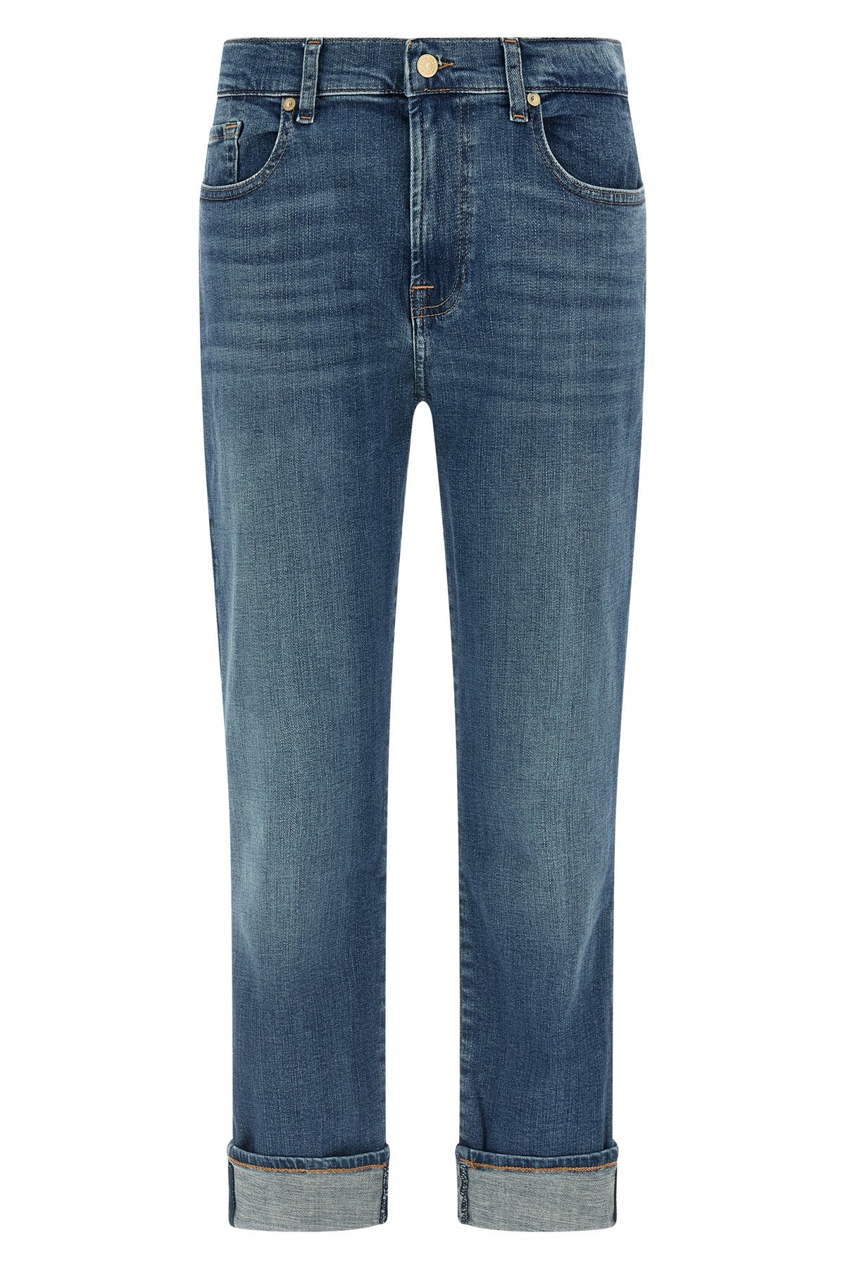 relaxed skinny stretch cotton denim jeans