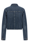 the 7 for all mankind darted shrunken denim jacket redefines the codes of casu