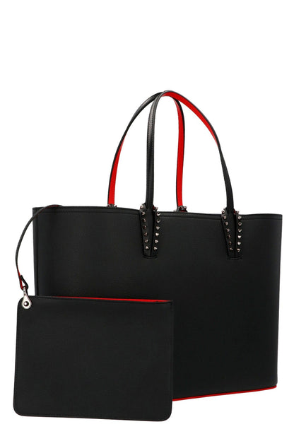 Cabata Large Black Leather Tote