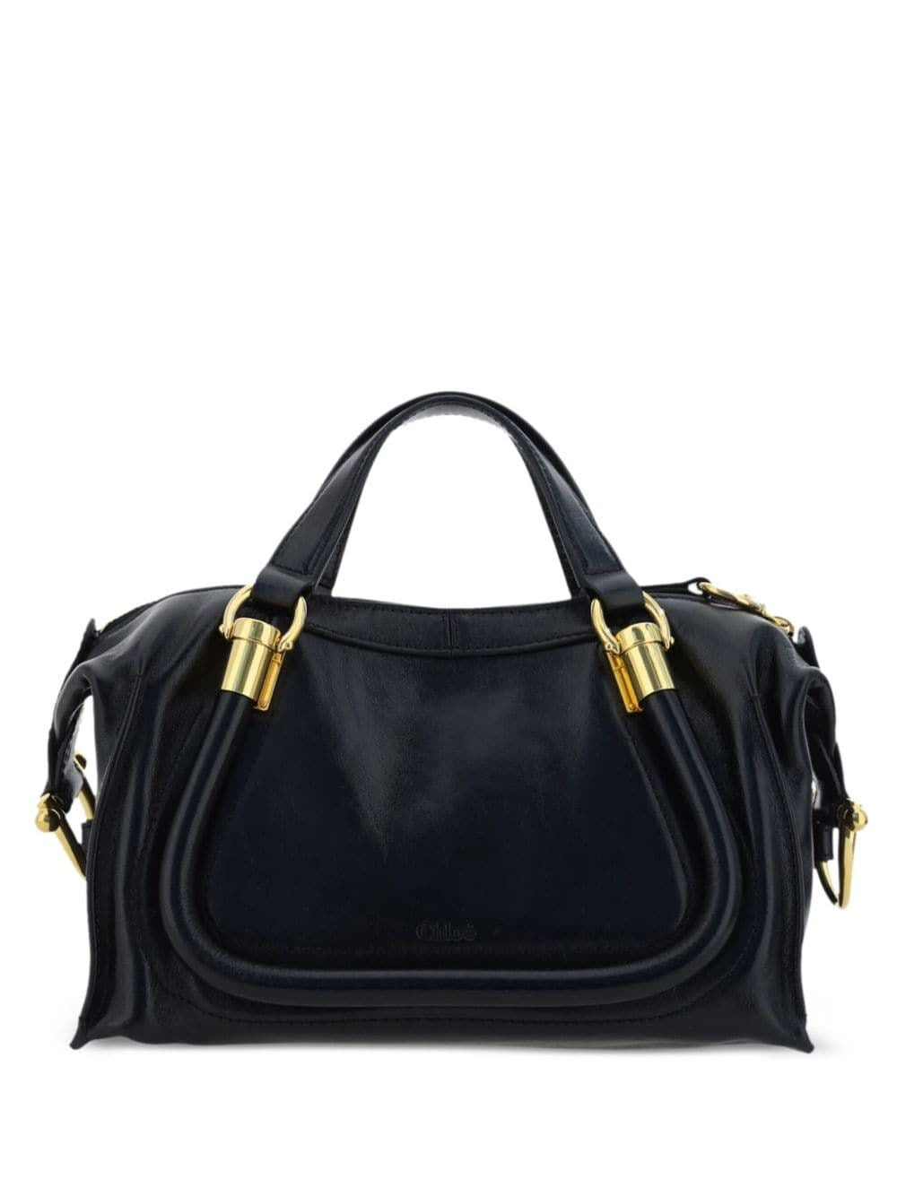 Chloé Small Paraty 24 Bag In Shiny Leather