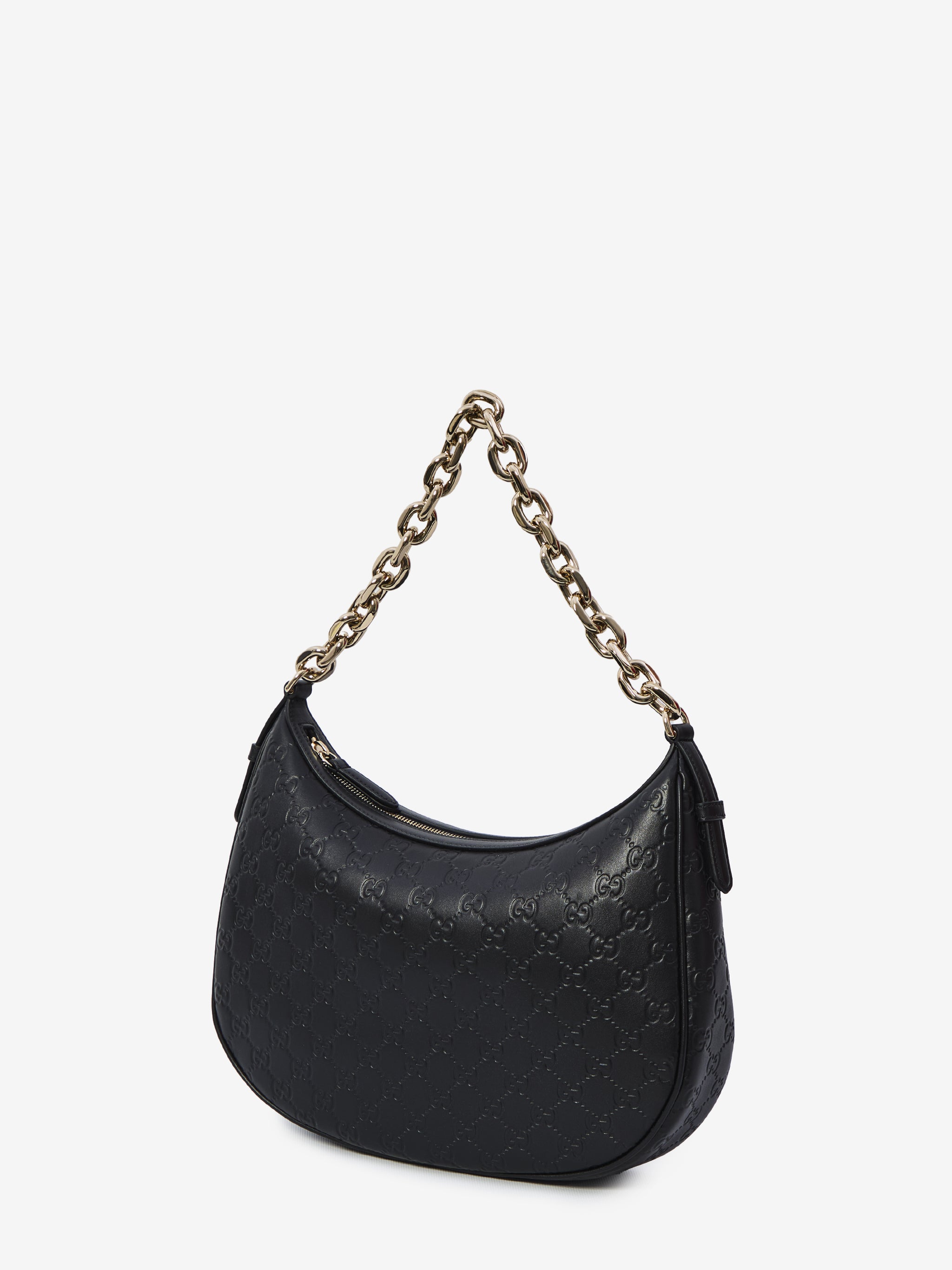 gg emblem large shoulder bag