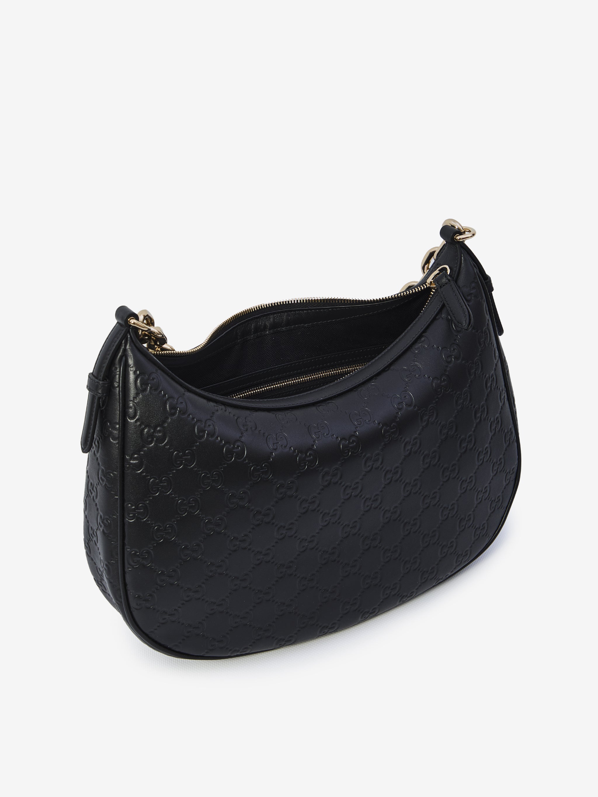 gg emblem large shoulder bag