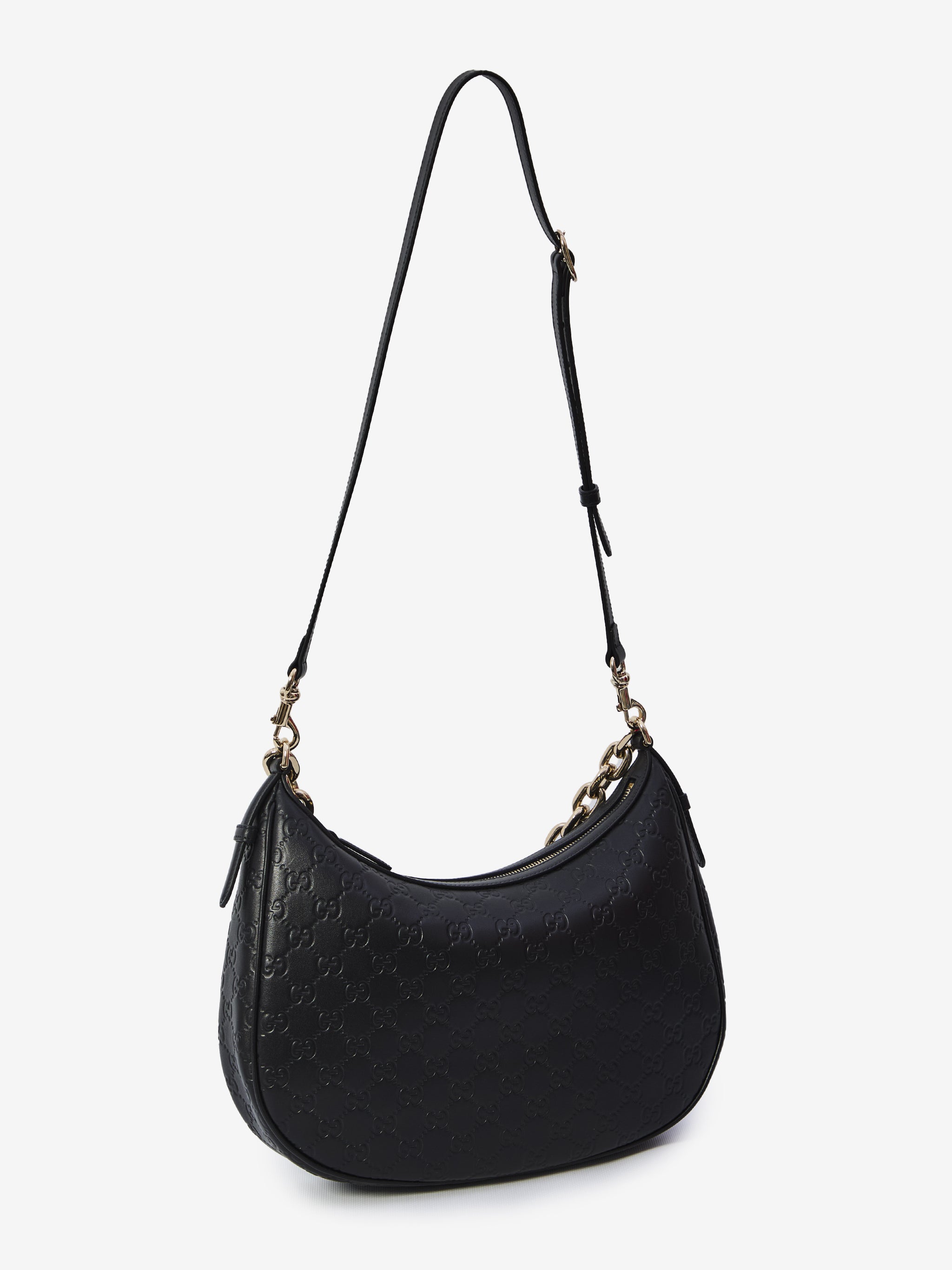 gg emblem large shoulder bag