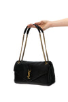 calypso shoulder bag in hammered leather