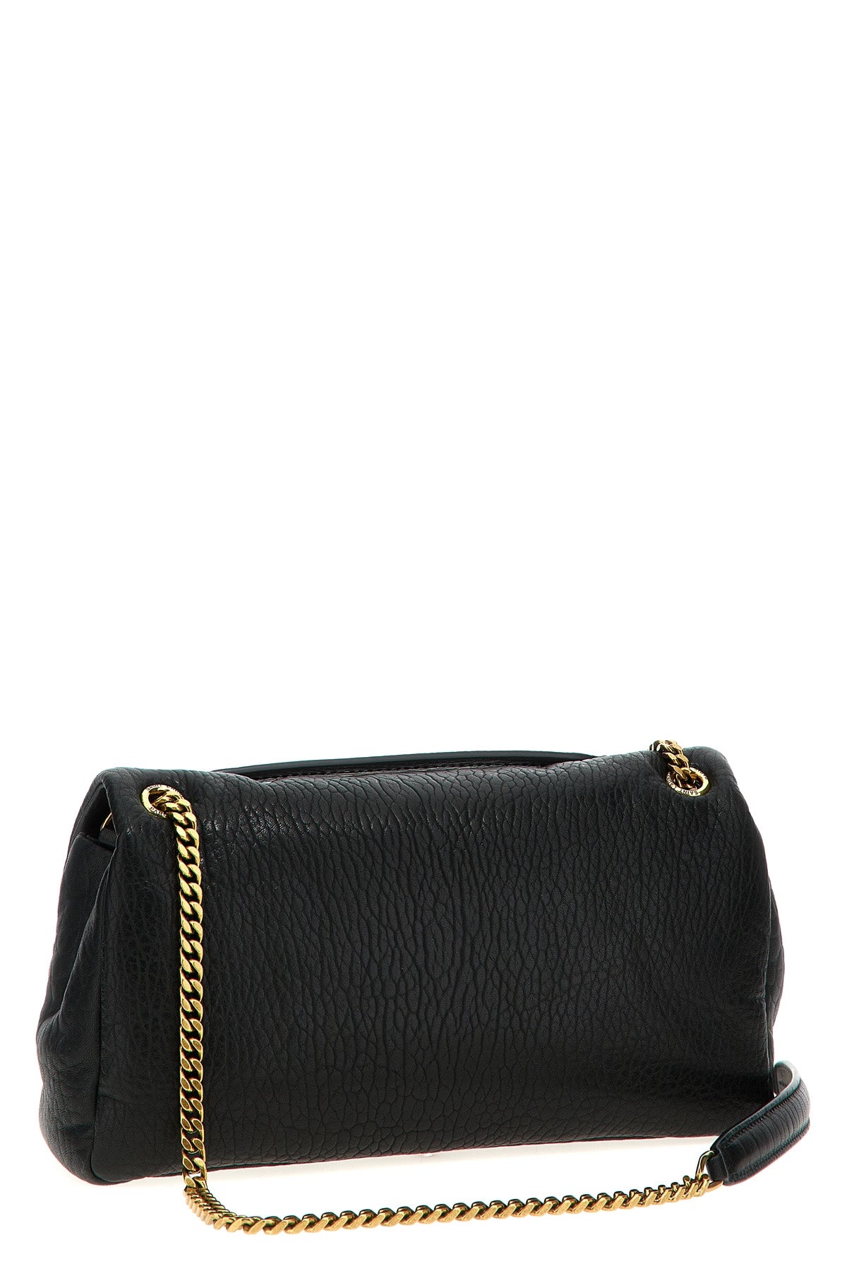 calypso shoulder bag in hammered leather