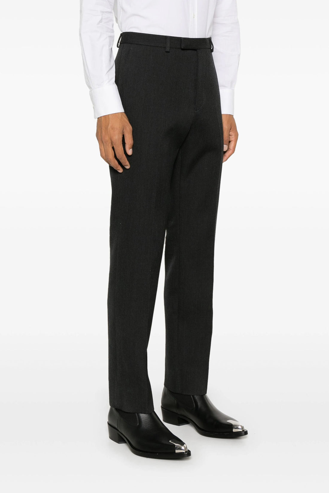 GUCCI 48 classic wool trousers
