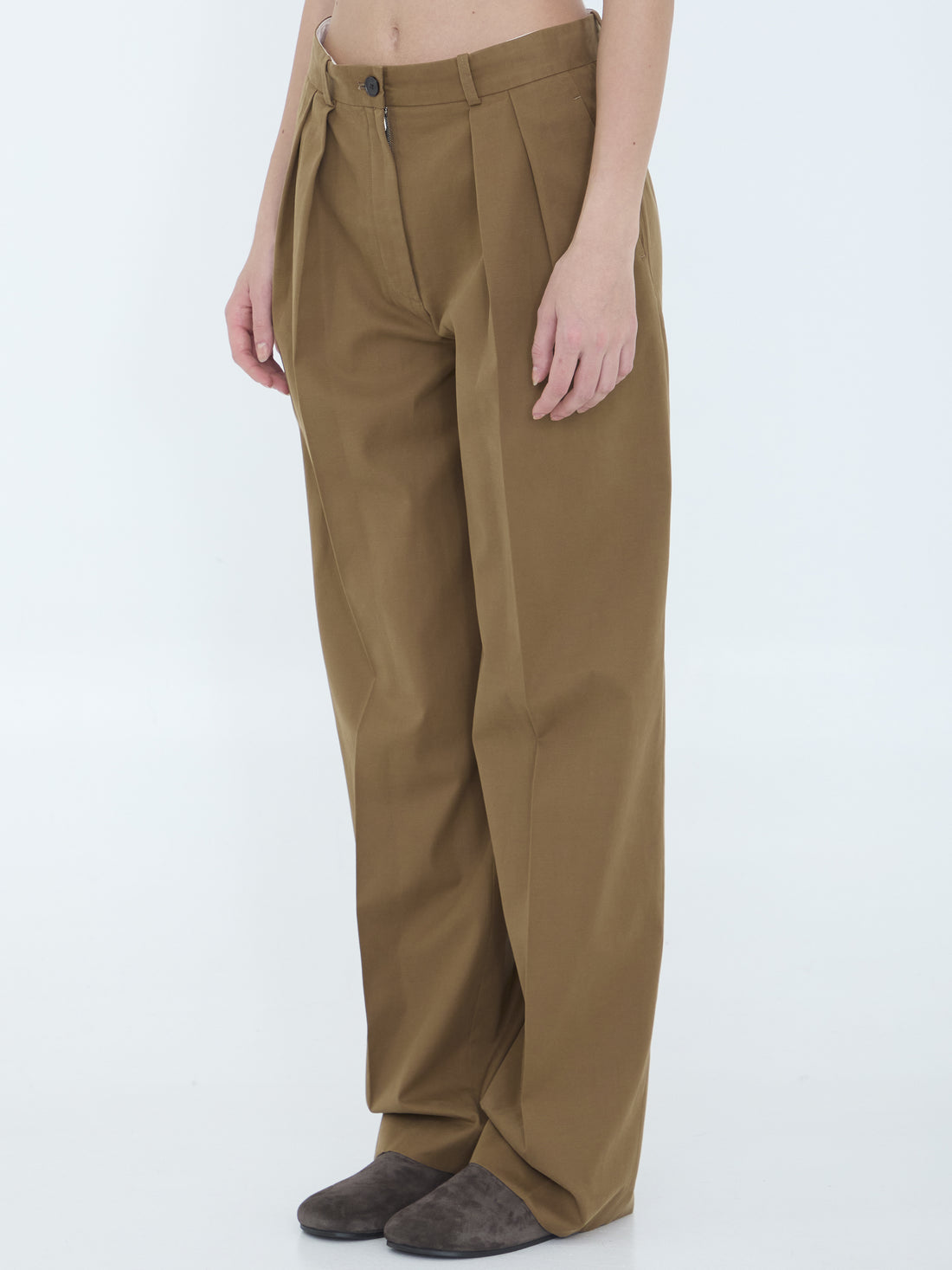 THE ROW 2 igor trousers in cotton and cashmere