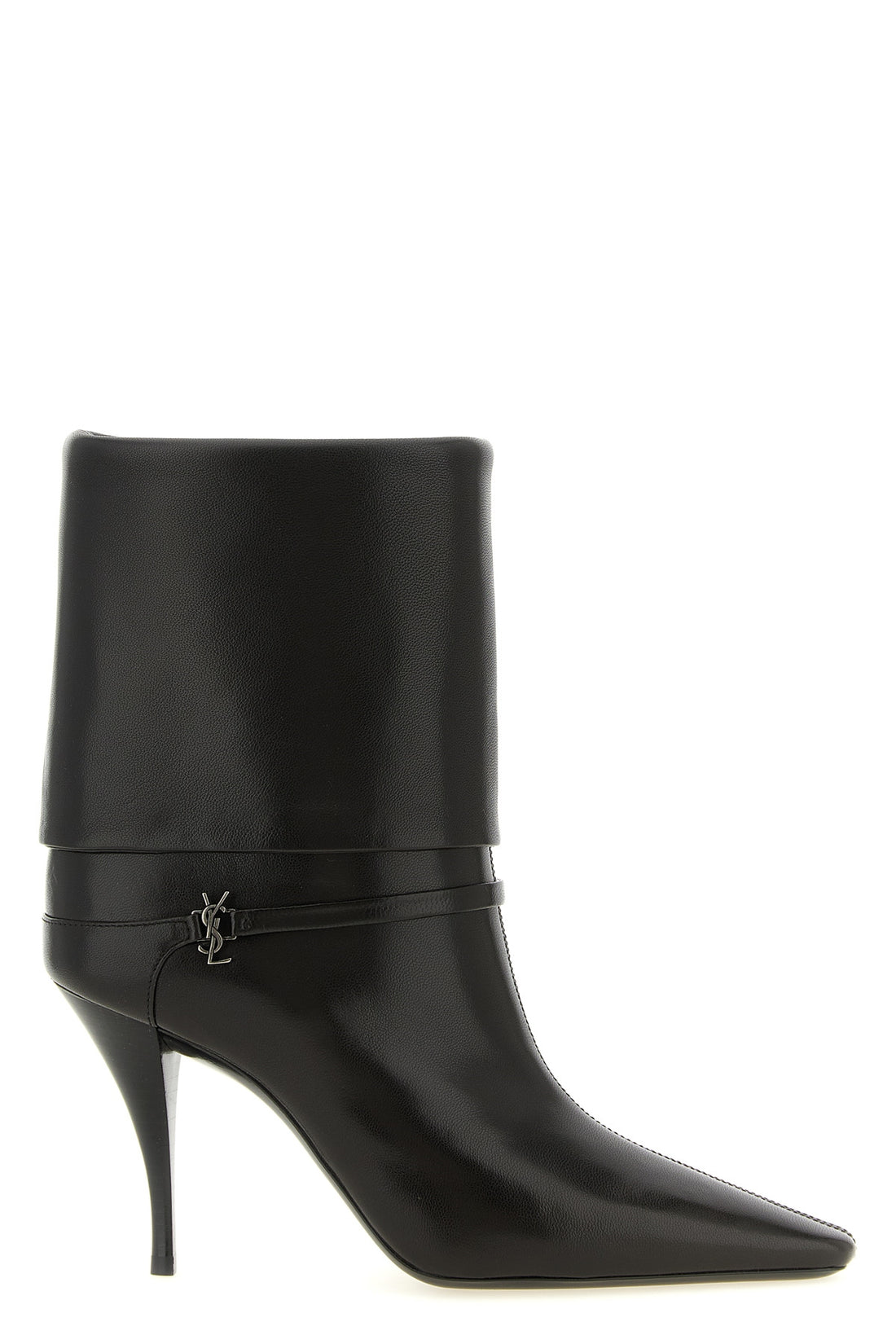 SAINT LAURENT 36 saint laurent niki ankle boots exemplify a rigorous sartorial approach through