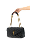 loulou medium shoulder bag in lambskin