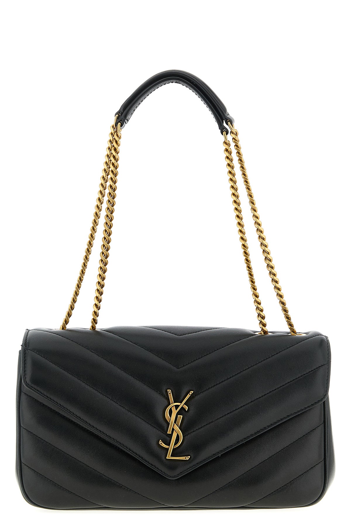 loulou medium shoulder bag in lambskin