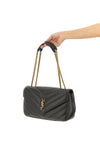 loulou medium shoulder bag in lambskin