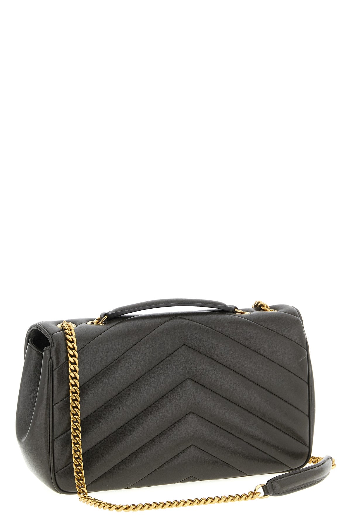 loulou medium shoulder bag in lambskin