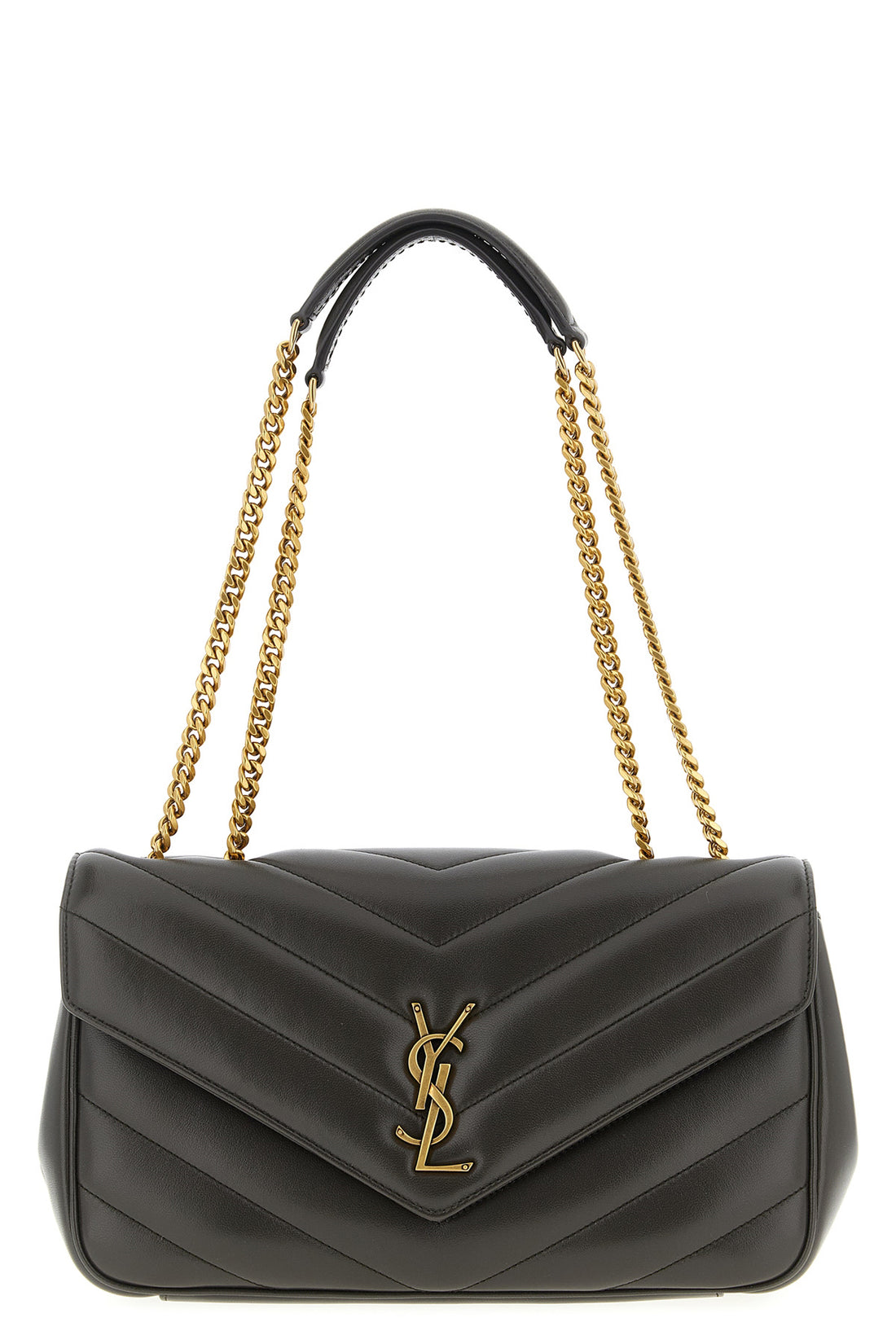 SAINT LAURENT OS loulou medium shoulder bag in lambskin