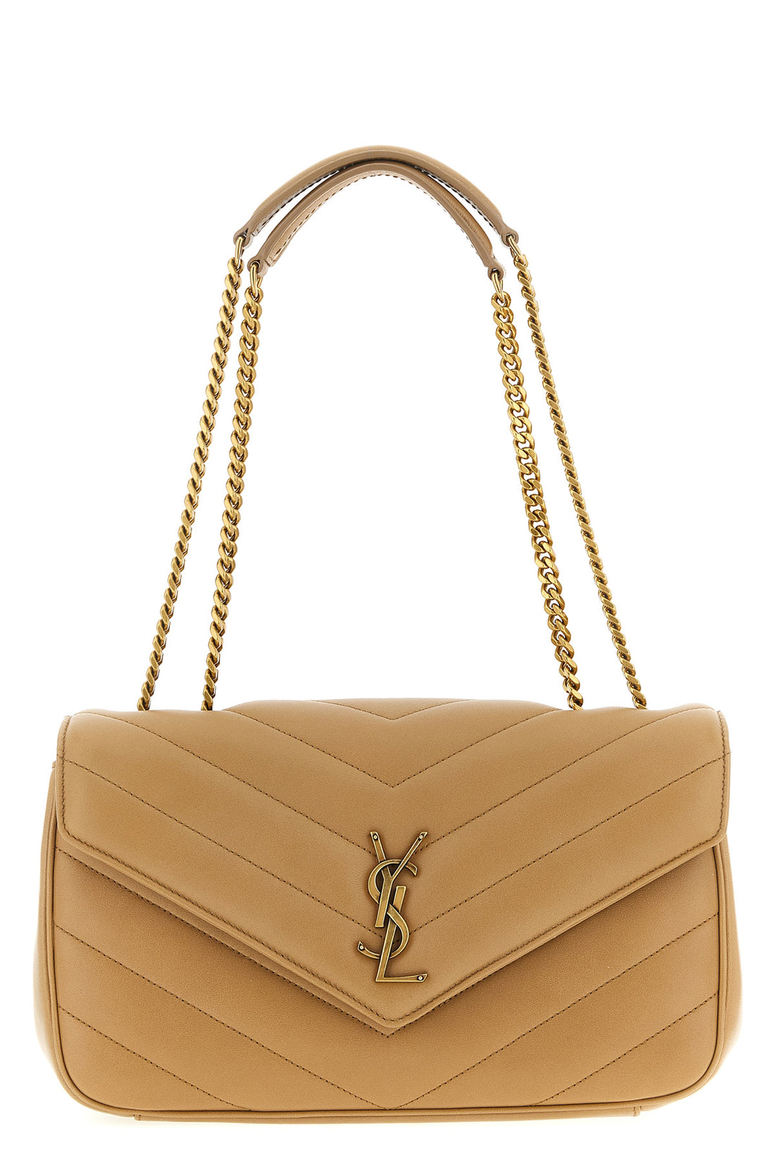 SAINT LAURENT OS loulou medium shoulder bag in lambskin