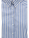 shadow stripe poplin shirt
