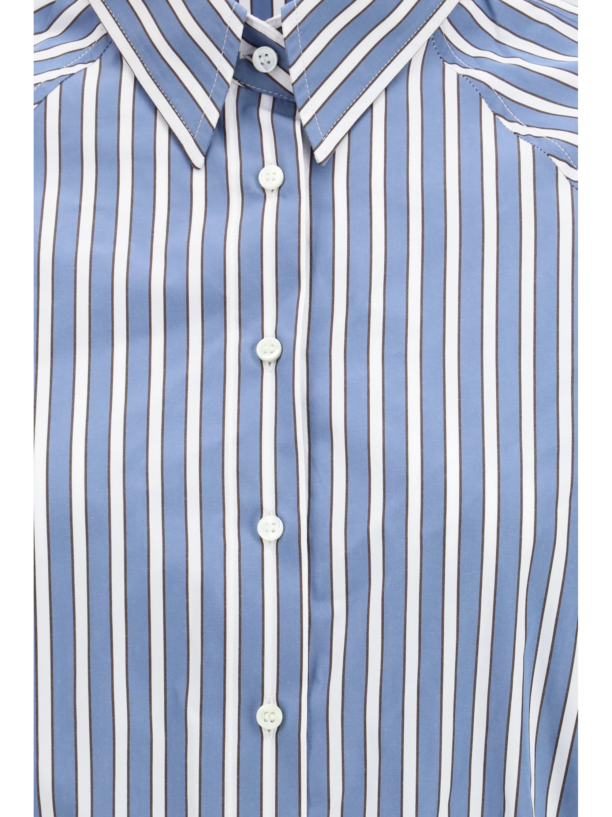 shadow stripe poplin shirt