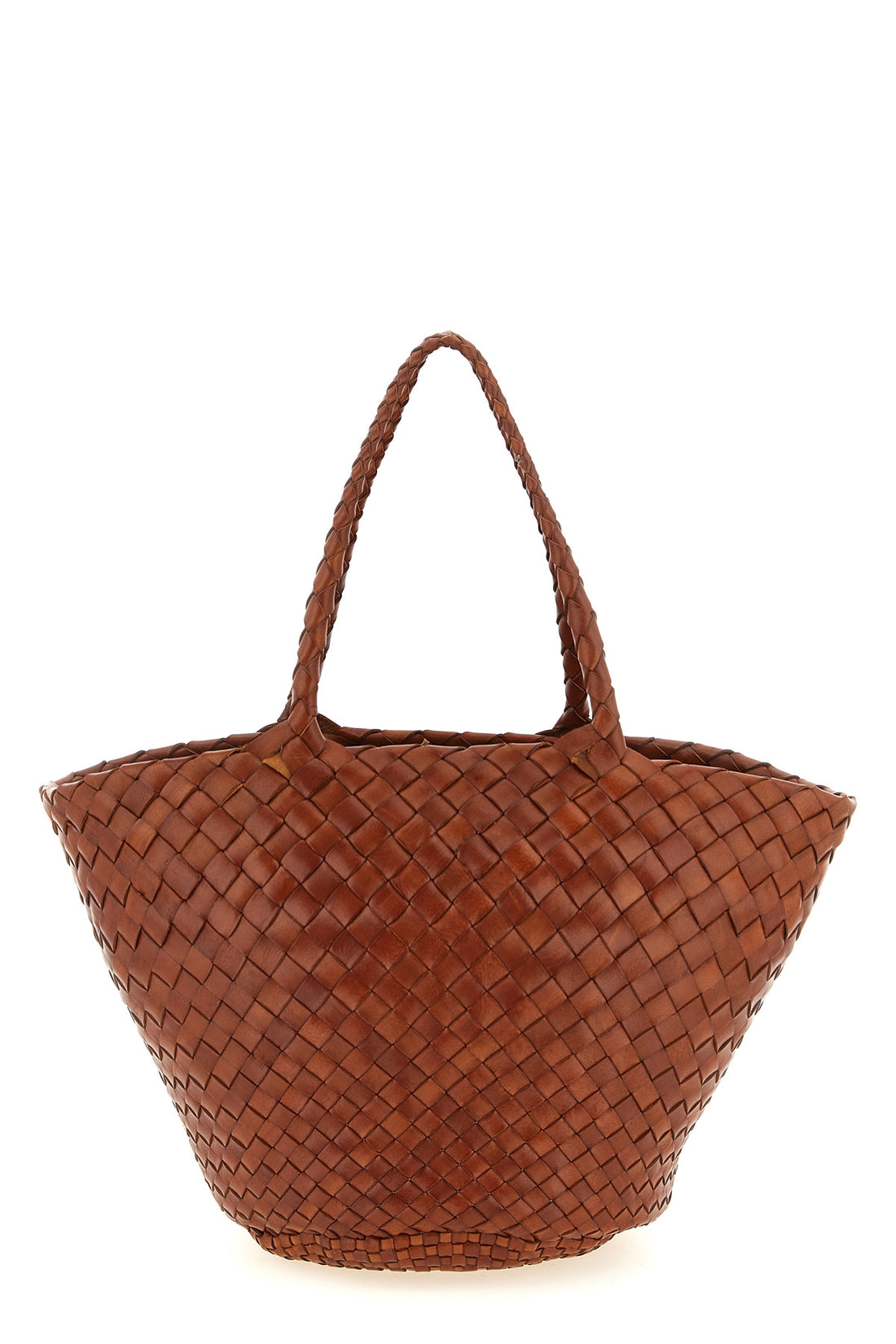 DRAGON DIFFUSION OS handbag egola handbag in hand-woven buffalo leather basket characterized by ir