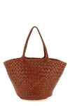 handbag egola handbag in hand-woven buffalo leather basket characterized by ir