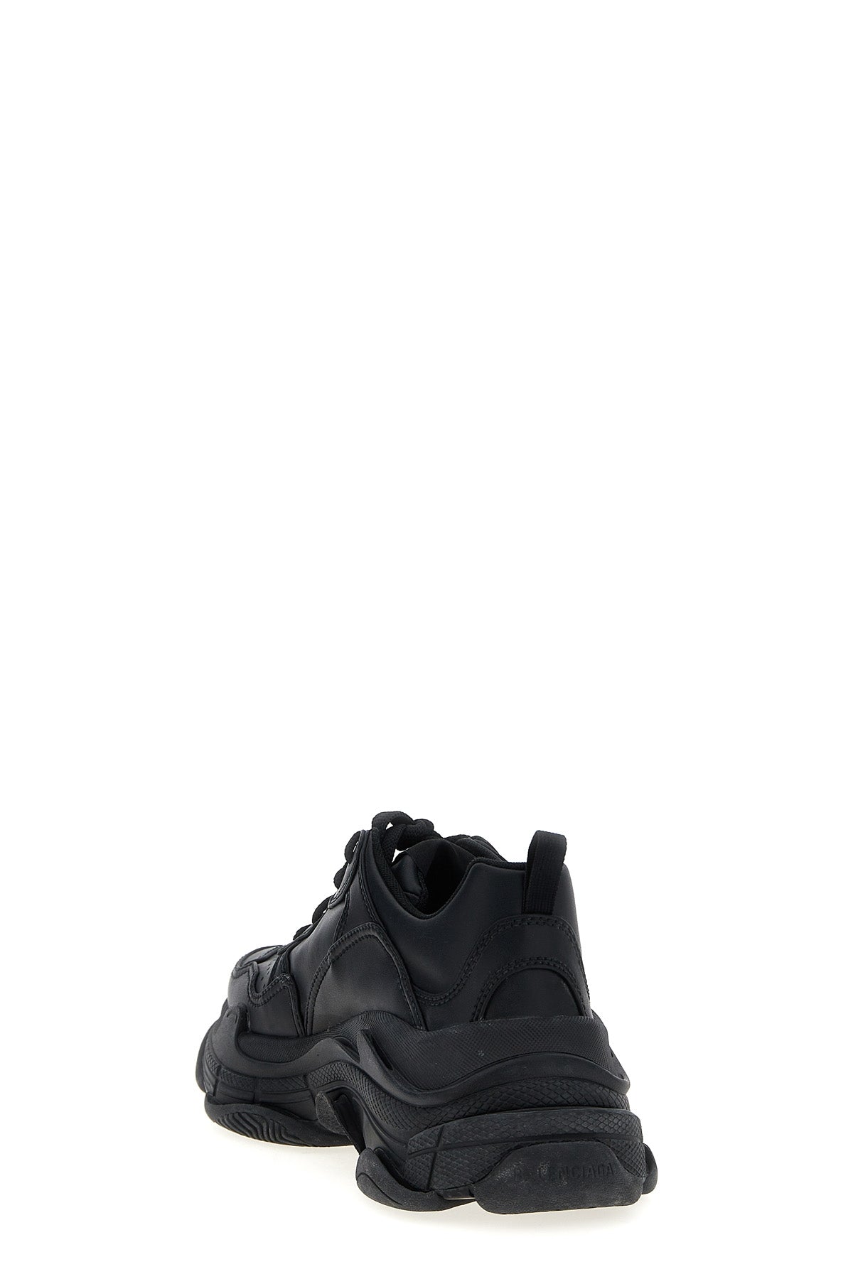 triple s sporty sneakers in used-effect polyurethane