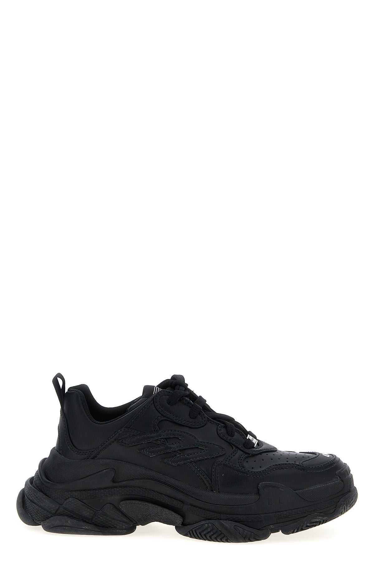 triple s sporty sneakers in used-effect polyurethane