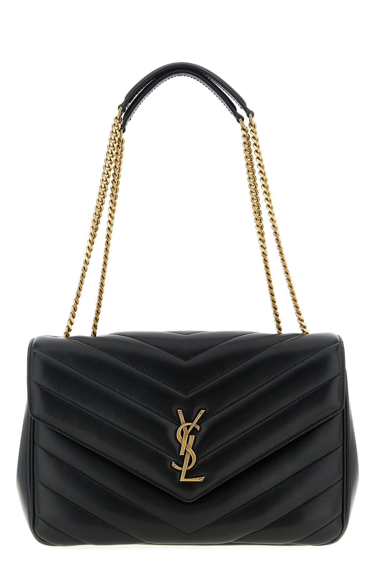 large loulou lambskin shoulder bag