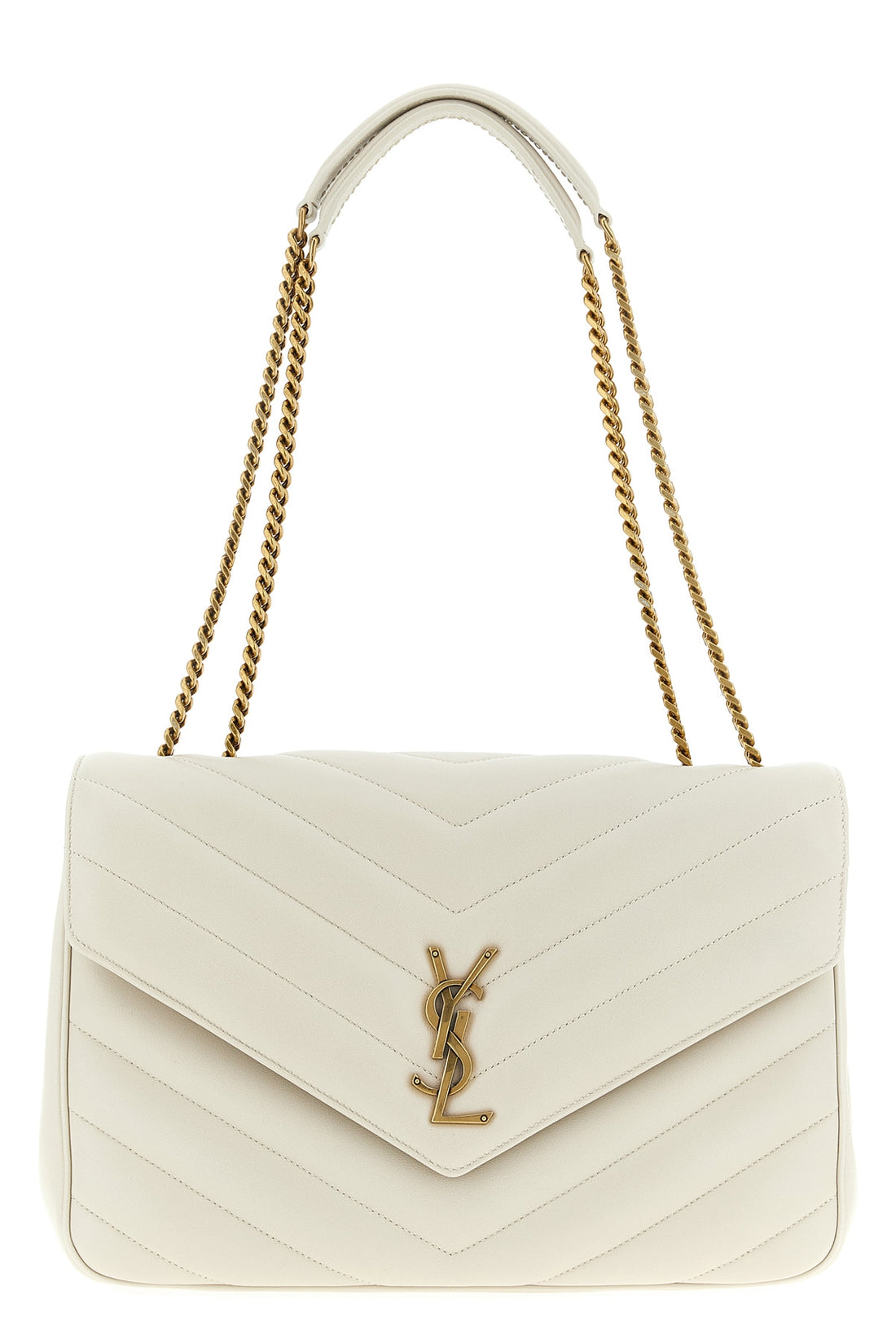 SAINT LAURENT OS large loulou lambskin shoulder bag