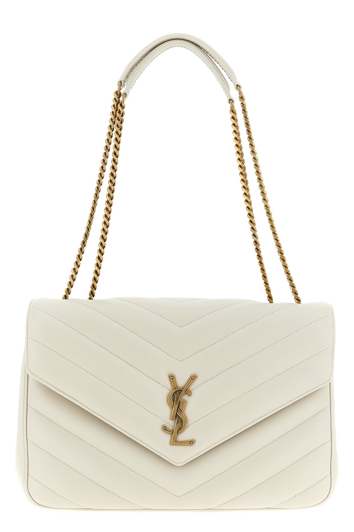 large loulou lambskin shoulder bag