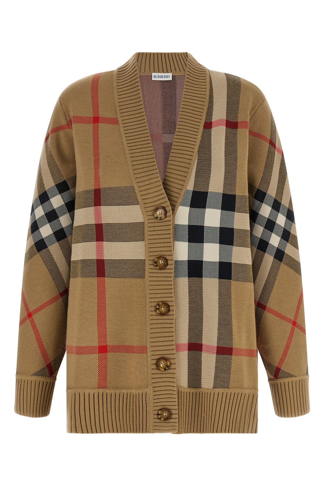 BURBERRY M caragh superfine merino wool blend cardigan