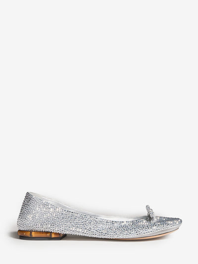 crystal ballerinas with bamboo