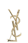 gold metal cassandre brooch