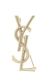 gold metal cassandre brooch